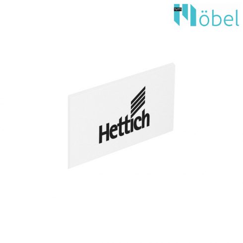 HETTICH 9123006 Takaró dugó - fehér, Hettich logóval