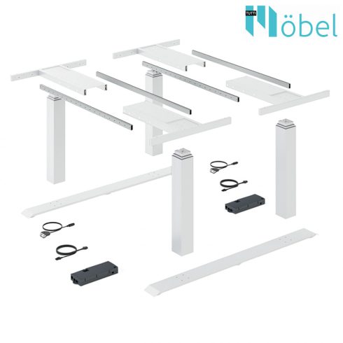 HETTICH 9243970 V-Set LDS TISCHGEST.-SET BENCH WEISS DIV