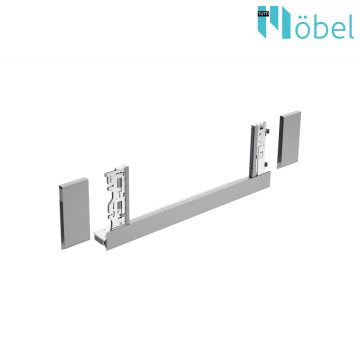   HETTICH 9257132 AVANTECH YOU Inlay oldalpanel rögzítő H-187 ezüst 350 mm jobb