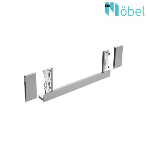 HETTICH 9257132 AVANTECH YOU Inlay oldalpanel rögzítő H-187 ezüst 350 mm jobb