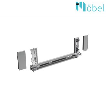   HETTICH 9257133 AVANTECH YOU Inlay oldalpanel rögzítő H-187 ezüst 400 mm bal