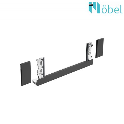 HETTICH 9257160 AVANTECH YOU Inlay oldalpanel rögzítő H-187 antracit 350 mm jobb