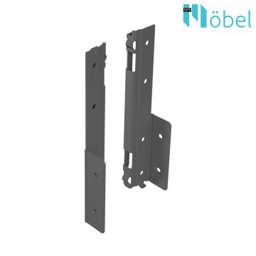   HETTICH 9257695 AVANTECH YOU Hátfal rögzítő H-187 antracit  jobb