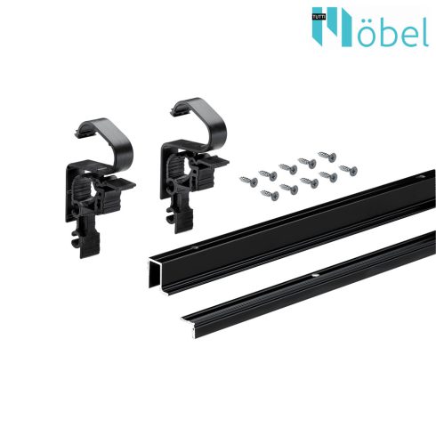 HETTICH 9279122 Profile Set RP+GP, L1200, black