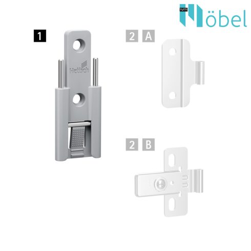 HINGE PART W.U-PIN GREY WL-L PC  LA12450